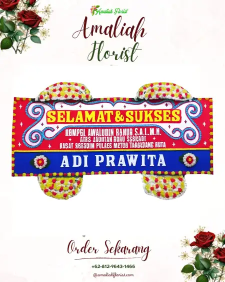 Papan Bunga Ucapan Selamat Mojolegi